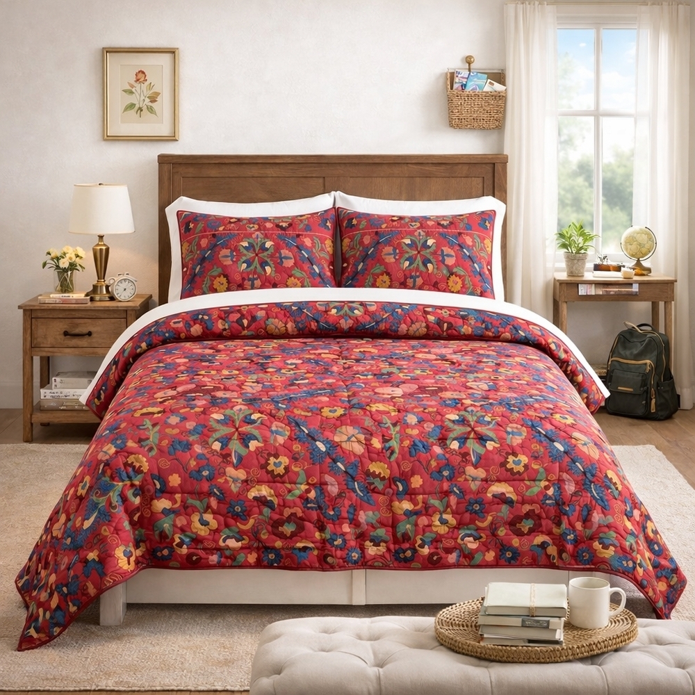 Pottery Barn Mazie Suzani Full Queen Quilt NWT